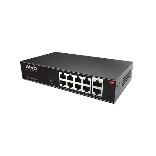 AVYCON AVN-E08-2P08W120 10-Port 10/100M Smart PoE Switch