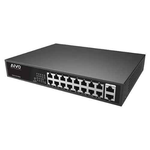 AVYCON AVN-E16-2P16W250 18-Port Gigabit Uplink Smart PoE Switch