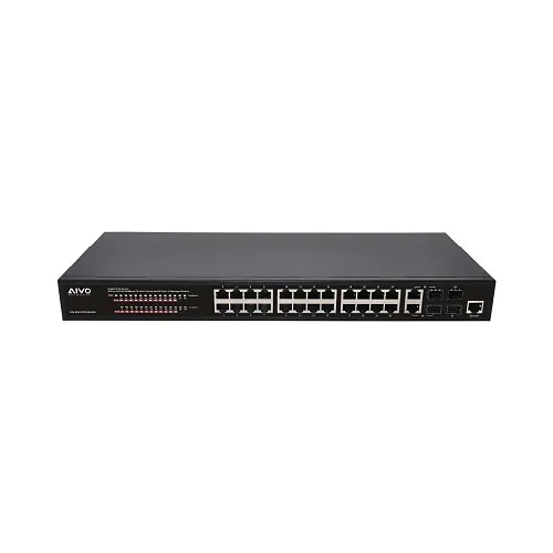 AVYCON AVN-M28-2P2E24W450G 24-Port L2+ Full Managed Gigabit PoE Switch