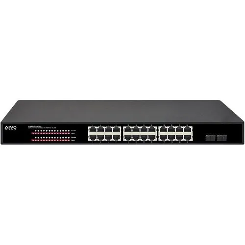 AVYCON AVN-S24-2P24W400G 24-Port 400w Gigabit PoE Switch