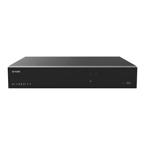 AVYCON AVR-DSV532H-56T Diversity Series 32-Channel HD H.265 DVR, Supports 5MP Lite / 4MP / 1080P / 960P / 720P HD Over Coax and UTP, 56TB