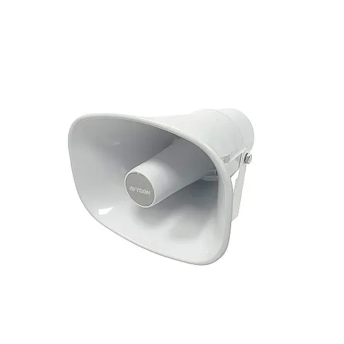 AVYCON AVS-IPHS15WM Smart All-in-One IP Horn Speaker with Built-in Microphone, 15W Amplifier