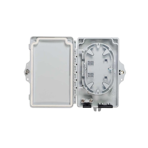 Cleerline SSF-OTB2 Outdoor Fiber Optic Plastic Enclosure, Empty, Holds 2 SC Simplex or 2 LC Duplex Adapters