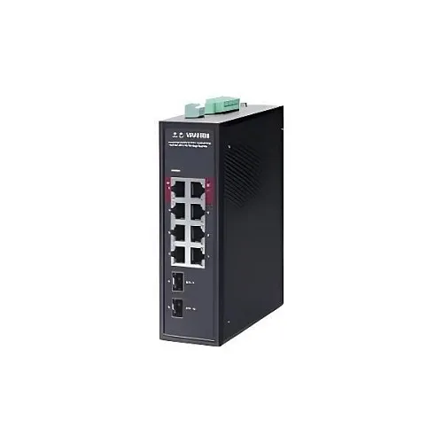VIVOTEK AW-IHB-1040 Industrial 2xGbE bt 90W + 6xGbE at 30W + 2xGbE SFP Lite Managed Switch