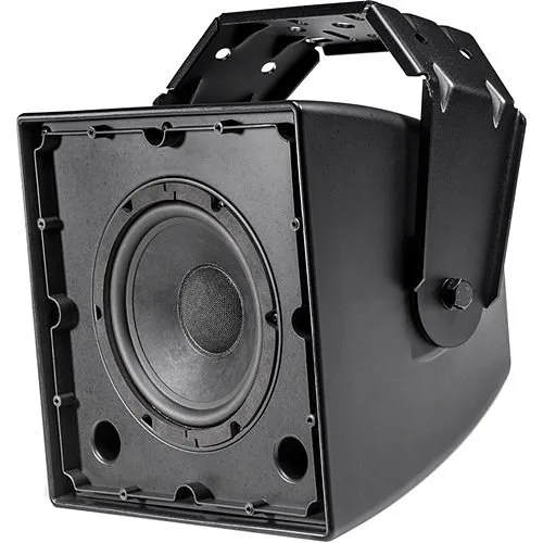 JBL Professional AWC62 All-Weather Compact Two-Way Coaxial Loudspeaker with 6.5" LF, Black