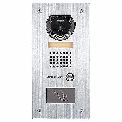 Aiphone AX-DVF-P Video Door Station with HID ProxPoint Plus Reader, Flush Mount Stainless Steel