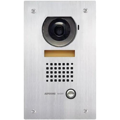 Aiphone AX-DVF Video Door Station, Flush Mount, Stainless Steel