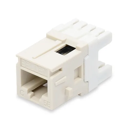 Belden AX101047 CAT5(e) RJ45 Modular Ethernet Jack, MDVO Style, Black