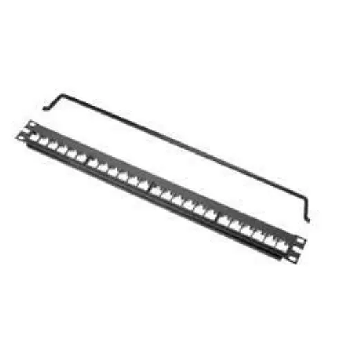 Belden AX101458 FLEX Patch Panel, 48 Ports, 2U, Black
