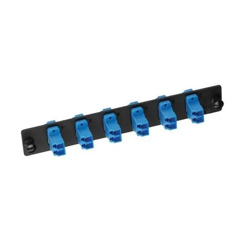 Belden AX101729 FX Beige Adapter Strip LC Duplex, 6-Port, Black