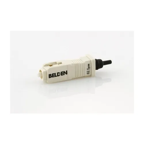 Belden AX105205-S1 FX BR Universal Silver Coated Copper OM1 Patch Cable, 1', Pink