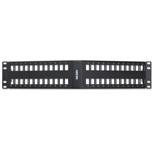 Belden AX107320 KeyConnect Angled Patch Panel 1U48P, Signal White