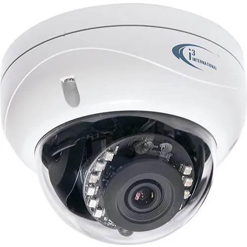 i3 AX67R4 3MP Outdoor Vandal IR Dome IP Camera, 4mm Fixed Lens, White