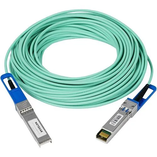 Netgear AXC7620-10000S Direct Attach Active Optical SFP+ DAC 65.62' (20m) Cable for 10G Network Cabling