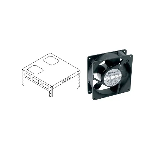 Middle Atlantic AXS-FAN-K AXS Series 114 CFM Fan Kit, 4.5" Fans