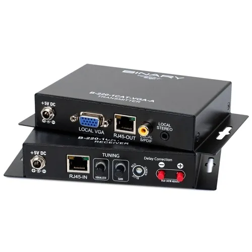 Binary B-220-1CAT-VGA-A 220 Series VGA over 1CAT Extender