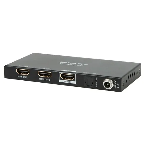 Binary B-260-444-HDR-SP12SA 260 Series 4K HDR HDMI Splitter, 1x2