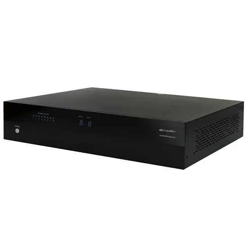 Binary B-520-MTRX-230-8x8 520 Series HDMI Matrix Switcher with HDMI and HDBaseT Outputs with POC, 8x8
