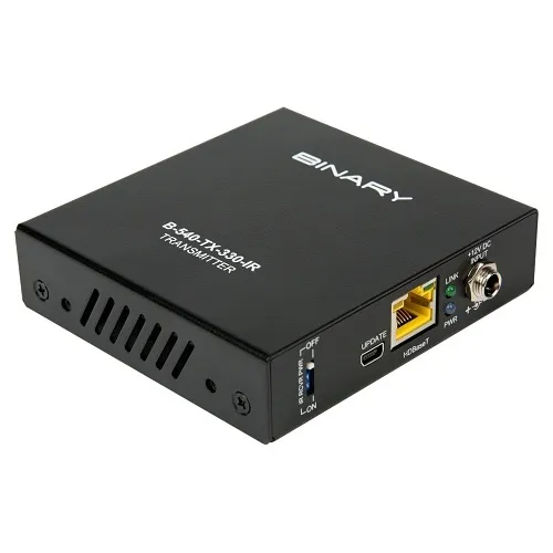 Binary B-540-TX-330-IR 540 Series 4K Ultra HD HDBaseT Long-Range Transmitter with IR