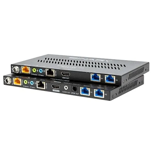 Binary B-660-EXT-444-100A B-660 Series 4K HDR HDBaseT Extender with IR and RS-232