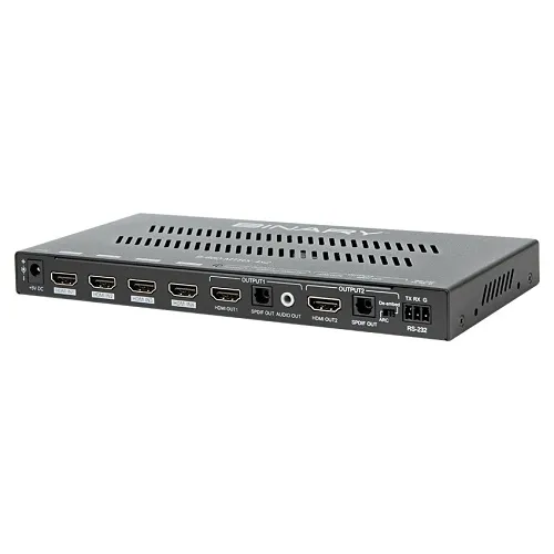 Binary B-660-MTRX-4X2 660 Series 4K HDR HDMI Matrix Switcher, 4x4