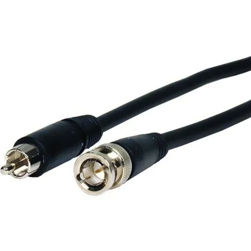 Comprehensive B-PP-C-6HR Pro AV/IT Series BNC Plug to RCA Plug Video Cable, 6'