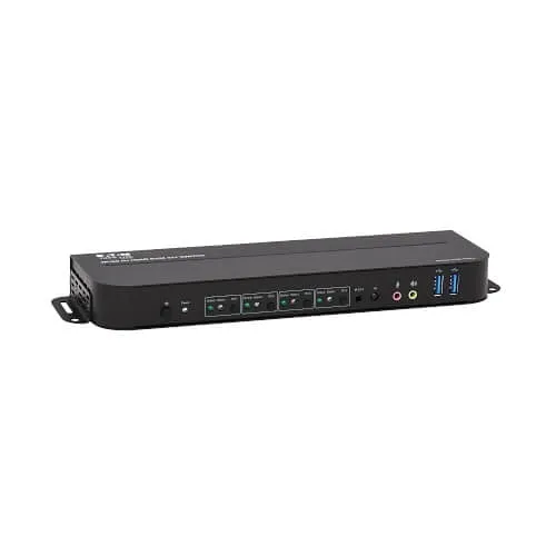 Eaton Tripp Lite B005-HUA4 4-Port HDMI/USB KVM Switch, HDR, HDCP 2.2, IR, USB Sharing, Supports UHD Resolutions up to True 4K at 60 Hz (4:4:4) for Crystal Clear Video
