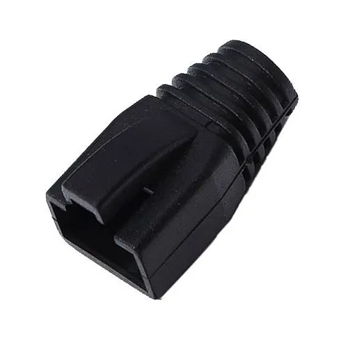 Sentinel B0051-V0 Standard Pull Over Strain Relief Boot with Special Tail, 8mm, Black