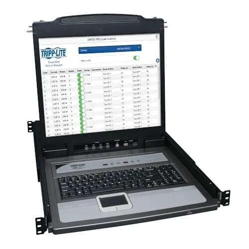 Eaton Tripp Lite B020-U08-19KTAA NetDirector Series KVM Switch, 8-Port, 1U RMS