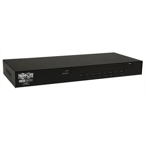 Eaton Tripp Lite B042-008 8-Port 1U Rack-Mount USB/PS2 KVM Switch with On-Screen Display