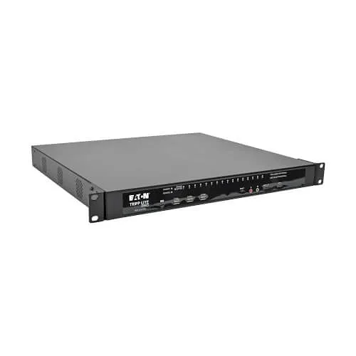 Eaton Tripp Lite B064-016-02-IPG NetDirector 16-Port, CAT5 KVM Over IP Switch, Virtual Media, Remote and Local User, 1U Rack-Mount, TAA