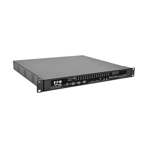 Eaton Tripp Lite B064-032-02-IPG NetDirector 32-Port CAT5 KVM over IP Switch, Virtual Media, 2 Remote + 1 Local User, 1U Rack-Mount