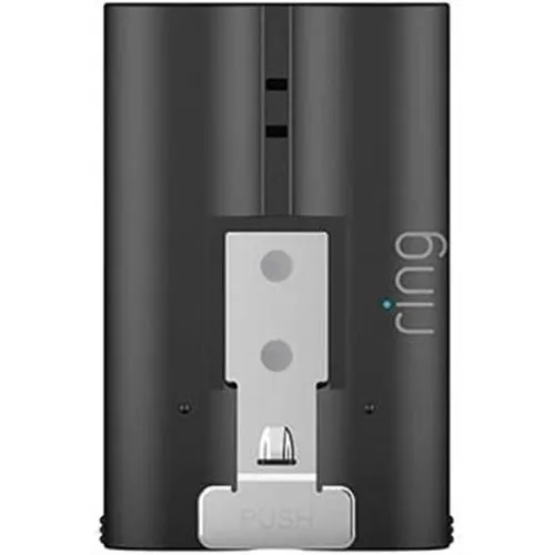 Ring Quick Release Battery Pack, Rechargeable Battery Pack for Video Doorbells, Spotlight Cam, Stick Up Cam, Solar Floodlight or Peephole Cam, Black (B076JKHDQT)