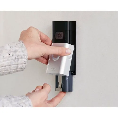 Ring Quick Release Battery Pack, Rechargeable Battery Pack for Video Doorbells, Spotlight Cam, Stick Up Cam, Solar Floodlight or Peephole Cam, Black (B076JKHDQT)