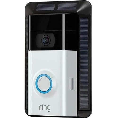 Ring Solar Charger for Video Doorbell 2, Wireless, Black (B07NZ28XZP)