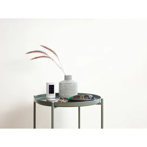 Ring Stick Up Cam Elite with PoE Adapter, Indoor/Outdoor Plug-In HD IP Security Camera, White (B07TC7D9CS)