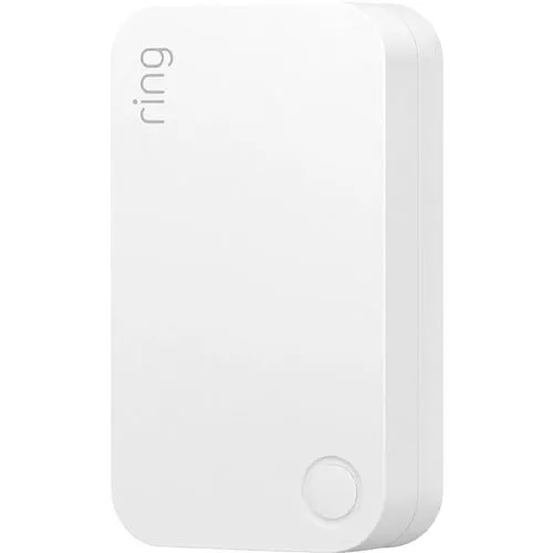 Ring Alarm Range Extender, 2nd Generation, AC Plug-In with Internal Rechargeable Lithium-Ion Battery Backup, Z-Wave, Extends Signal from Alarm Base Station, White (B07ZB2VP4K)