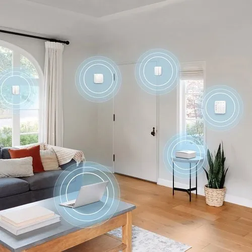 Ring Alarm Security Kit, 2nd Generation, 8-Piece, Includes Base Station, Keypad, (4) Contact Sensors, Motion Detector, and Range Extender (B07ZPMCW64)
