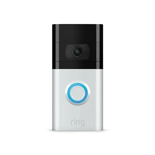 Ring Video Doorbell 3, Satin Nickel (8VRSLZ-0EN0)