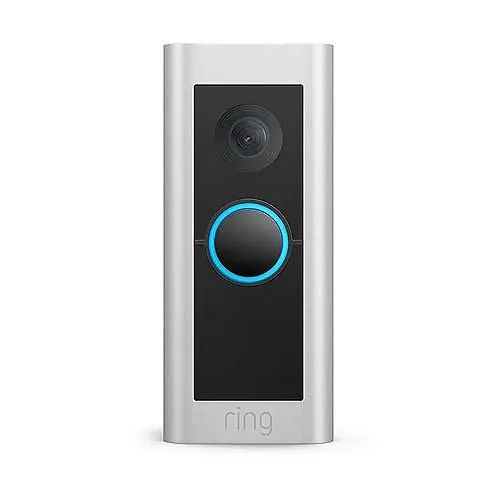 Ring Video Wired Doorbell Pro, Satin Nickel (B086Q54K53)