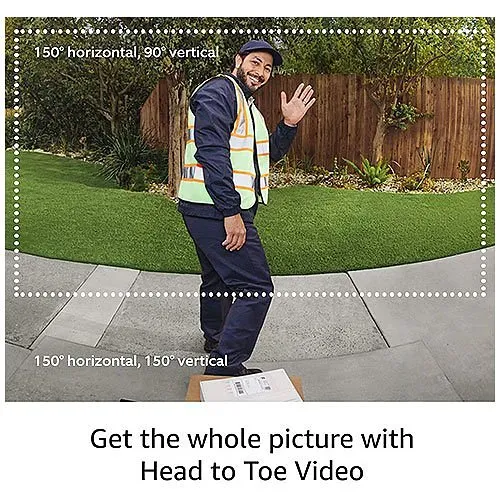 Ring Video Doorbell Pro 2, Hardwired Smart Video Doorbell Camera, Stain Nickel (B086Q54K53)