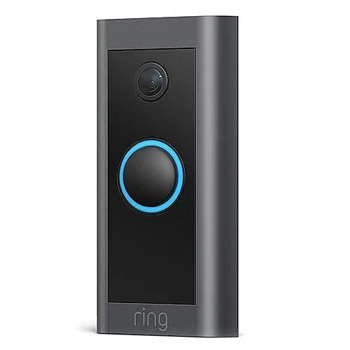 Ring Video Wired Doorbell, Black (B08CKHPP52)