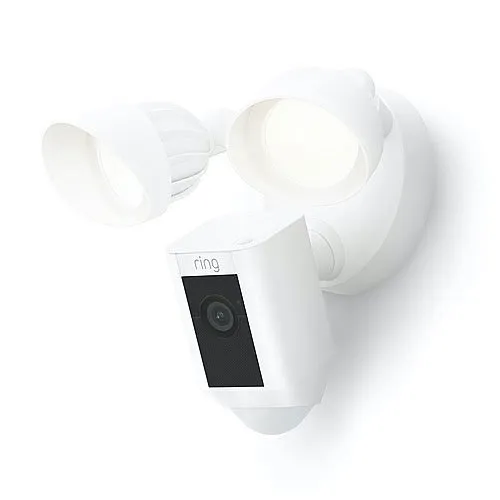 Ring Floodlight Cam Wired Plus IP Camera, Outdoor, White (B08F6GPQQ7)
