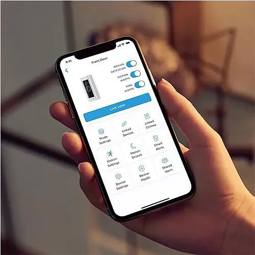 Ring Video Doorbell Pro with Pro Power Kit, Hardwired Smart Video Doorbell Camera, Satin Nickel (B08M125RNW)