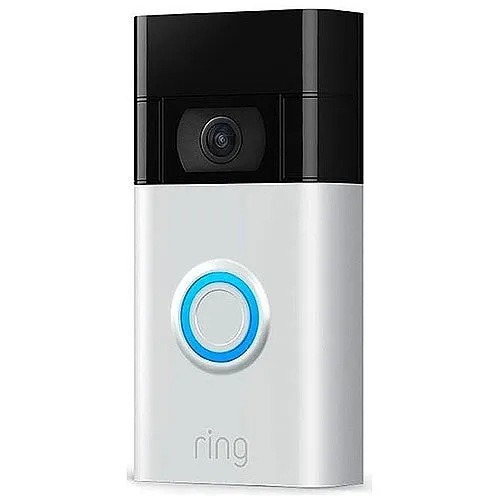 Ring Video Doorbell, 2nd Generation, Satin Nickel (8VRASZ-SEN0)
