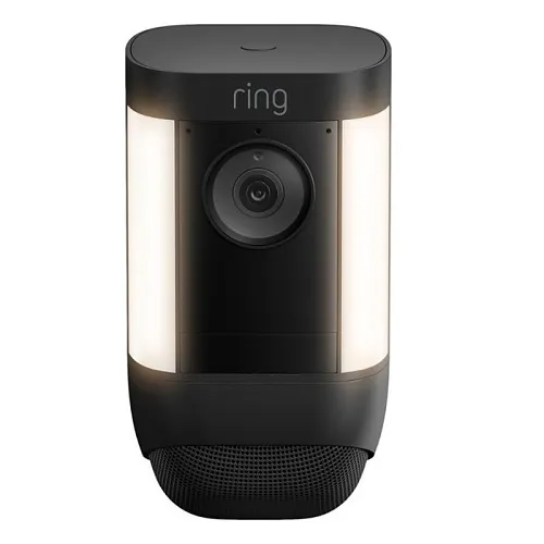 Ring Wireless Spotlight Camera Pro Battery, Outdoor, Black (B09DRHPRT6)