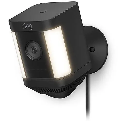 Ring Spotlight Cam Plus Wireless Plug-In, Black (B09J6BCPHG)