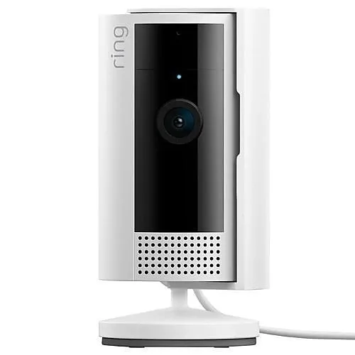 Ring Indoor Cam 2nd Gen 1080p HD Video and Color IR Camera, White (B0B6GLQJMV)