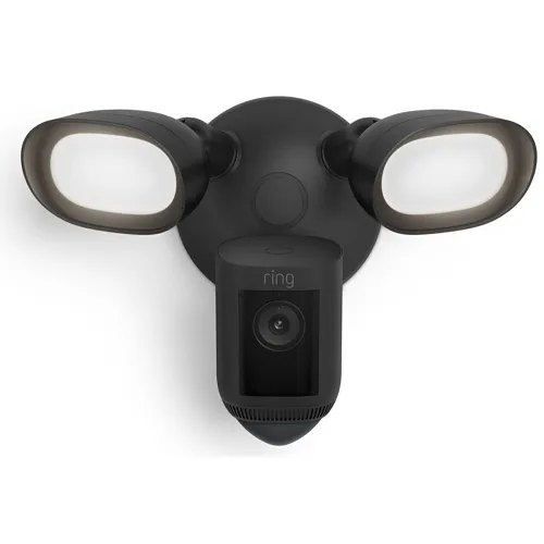 Ring Security Camera Floodlight Cam Wired Pro, Black (B0CG6RXMNV)