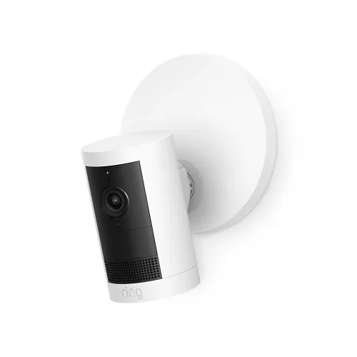 Ring Cam Plus with Power over Ethernet, Outdoor, White (B0DX8558LJ)